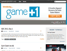 Tablet Screenshot of gamedesigncenter.org